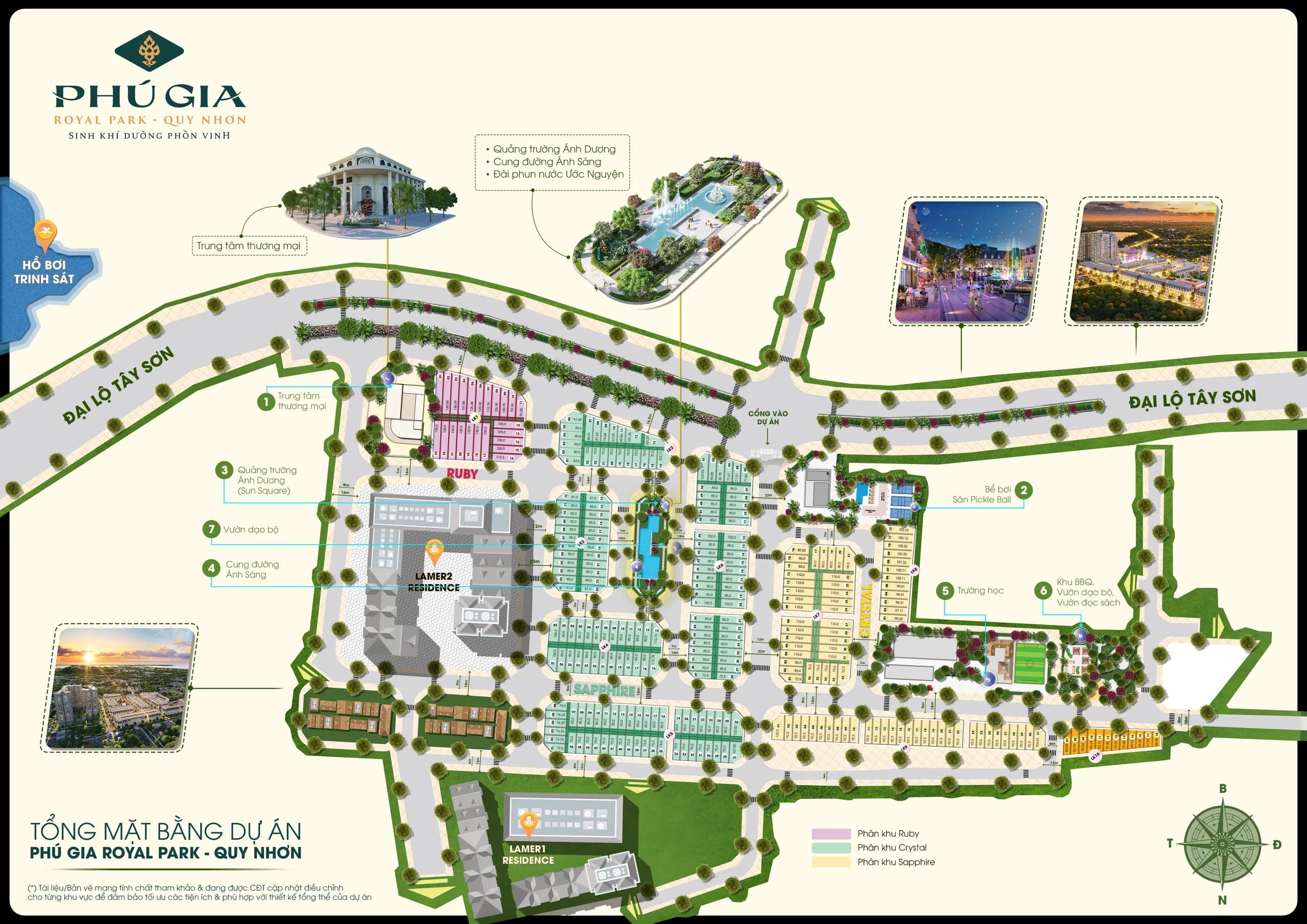 Tổng mặt bằng dự án Phú Gia Royal Park