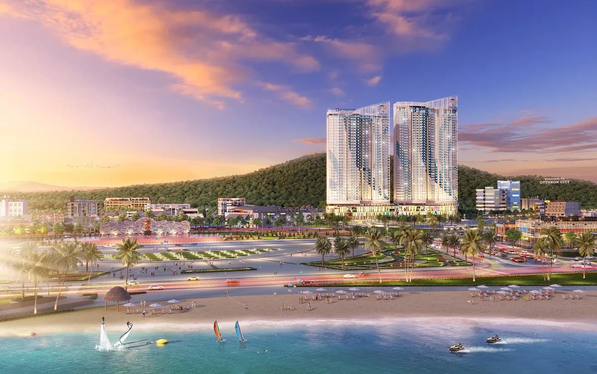 Phối cảnh tổng thể hai tòa tháp